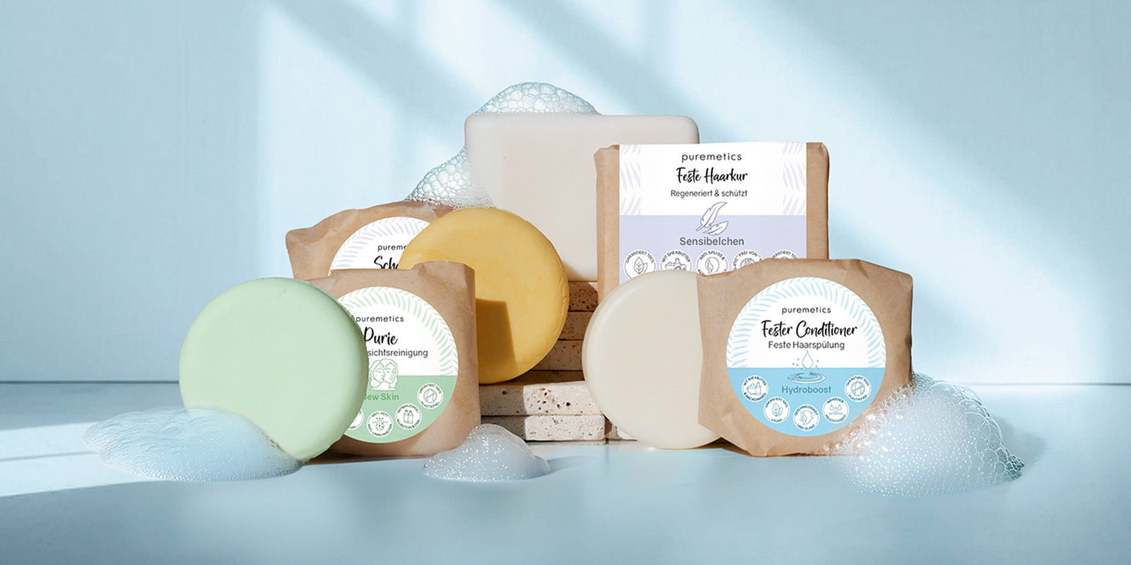 Schaumies und Feste Conditioner