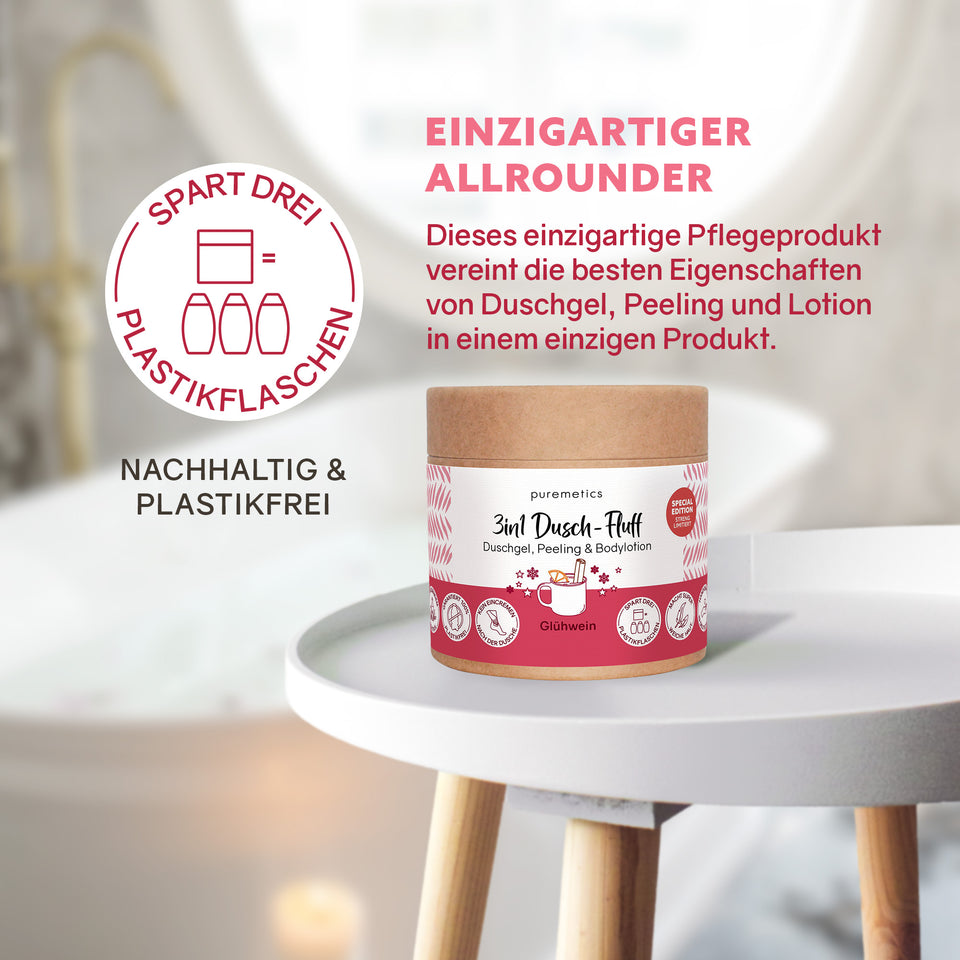 3in1 Dusch-Fluff 'Glühwein'