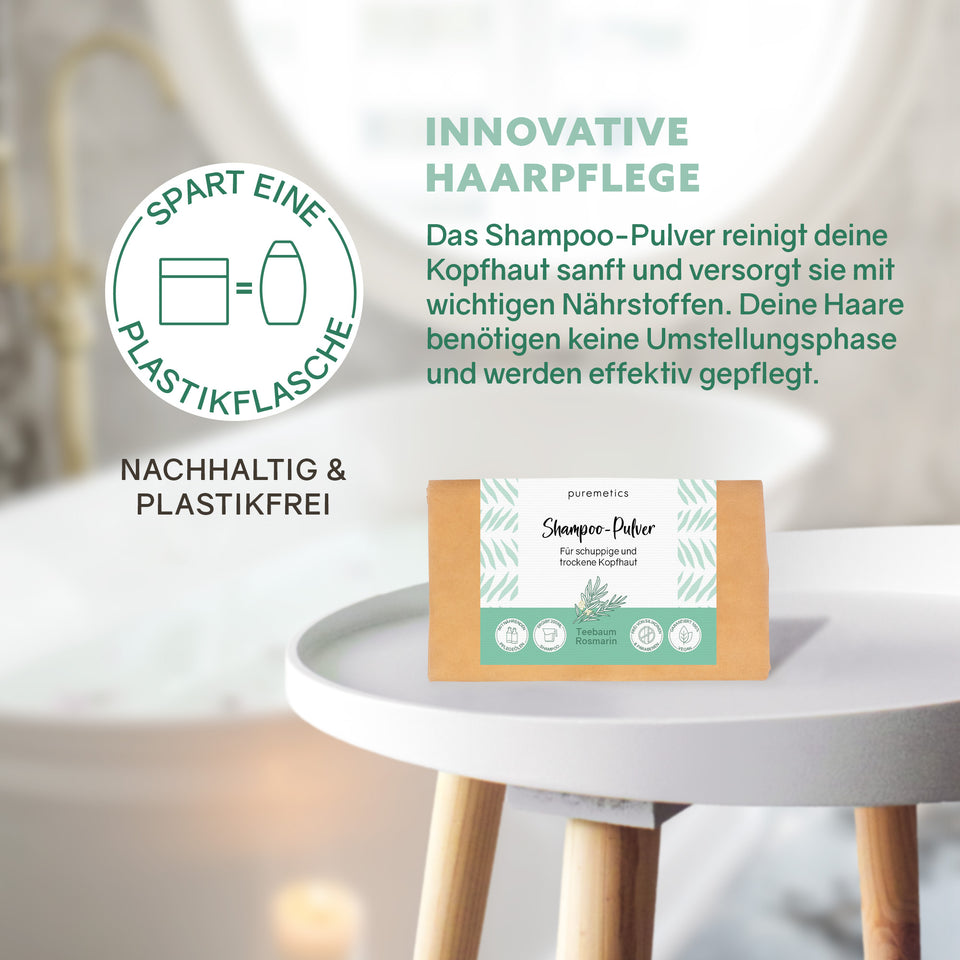 Shampoo-Pulver 'Teebaum Rosmarin'
