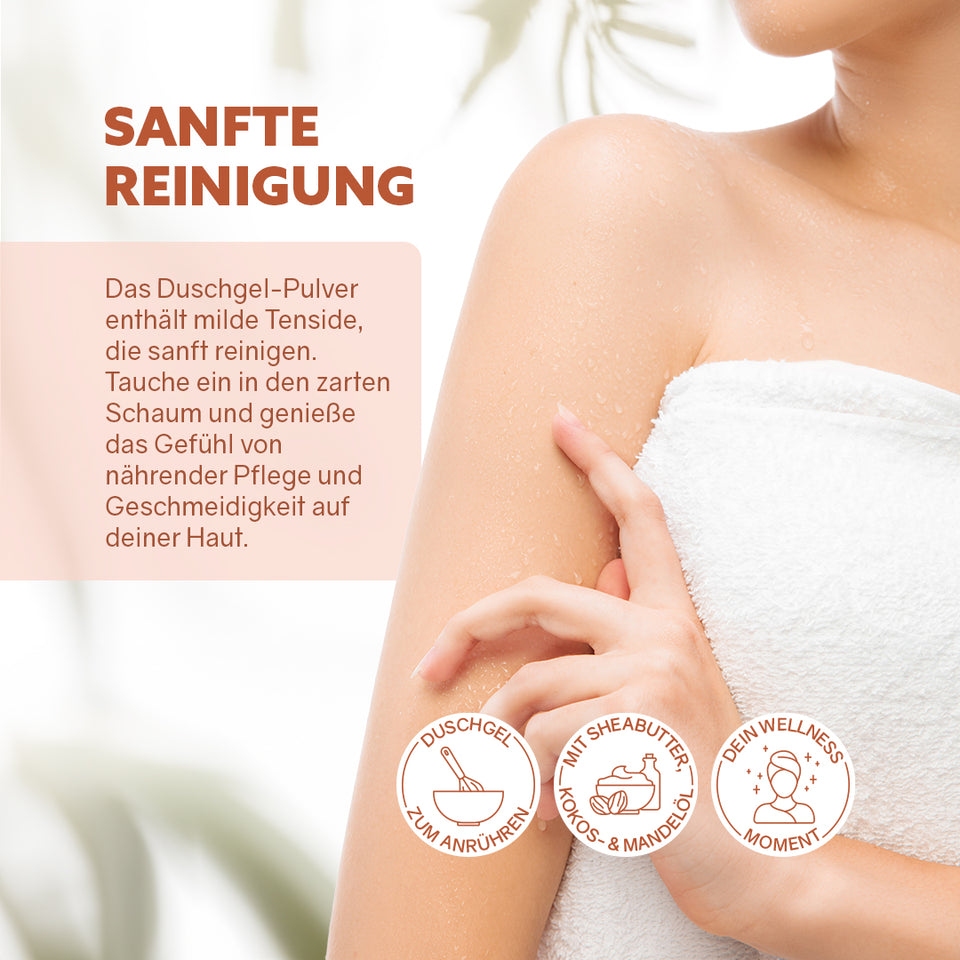 Gel Douche Poudre 'Lait d'Amande'