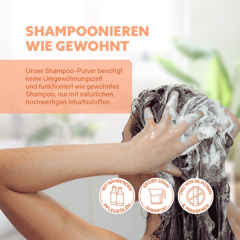 Shampoo-Pulver 'Macadamia Orange'