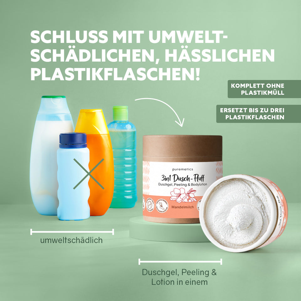 Spar-Set '3in1 Dusch-Fluff Bestseller Flavour + Testbox Seifenminis mit Seifenbox'