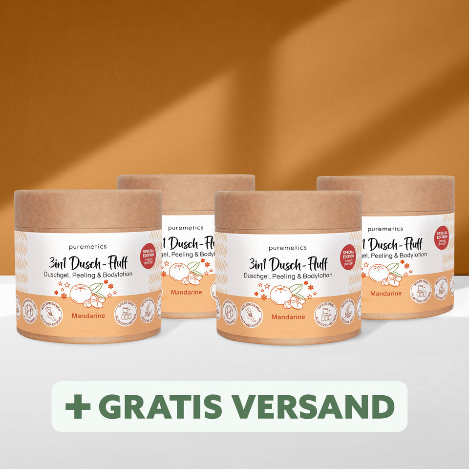 3in1 Dusch-Fluff 'Mandarine'