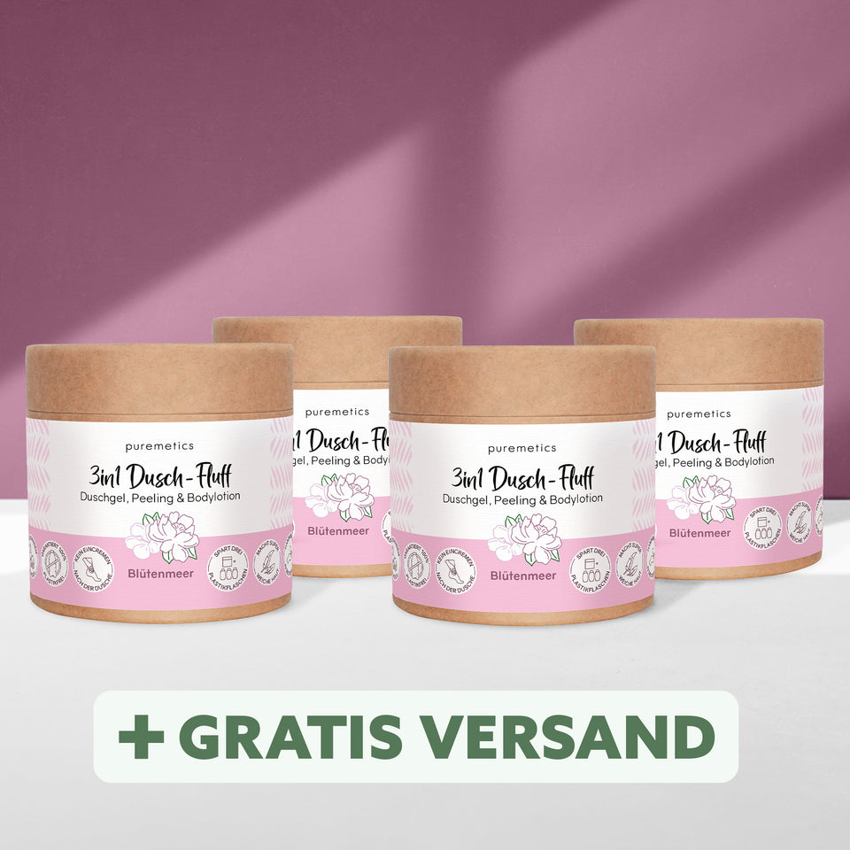 Peluche de douche 3en1 'mer de fleurs'