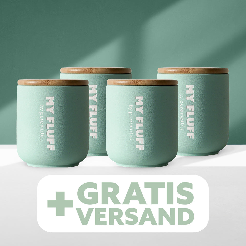 Vase en céramique MY FLUFF 'Turquoise'