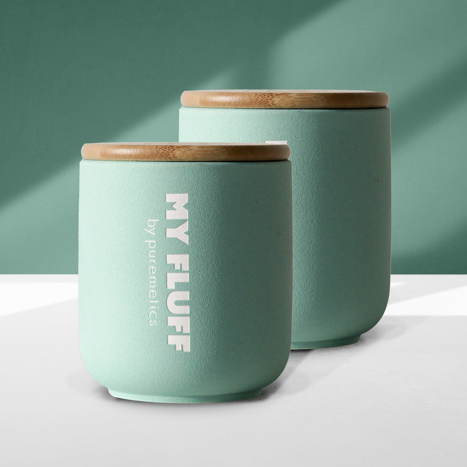 Vase en céramique MY FLUFF 'Turquoise'