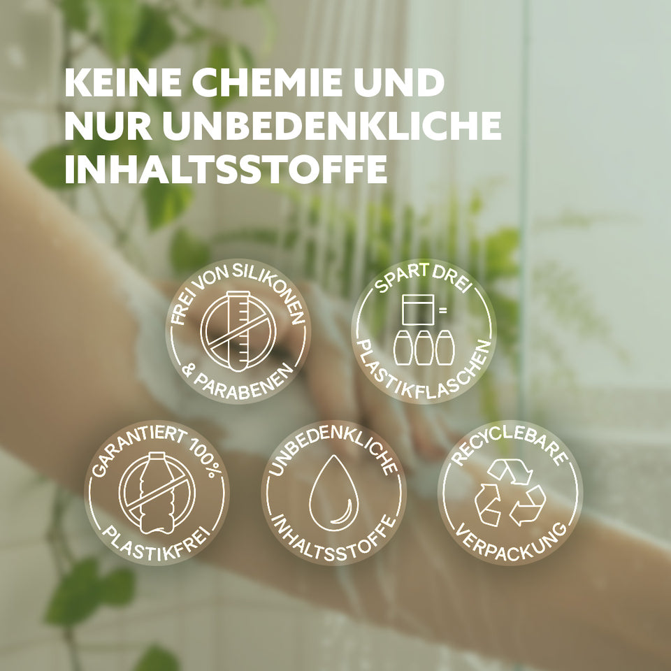 Spar-Set '3in1 Dusch-Fluff Bestseller Flavour + Testbox Seifenminis mit Seifenbox'