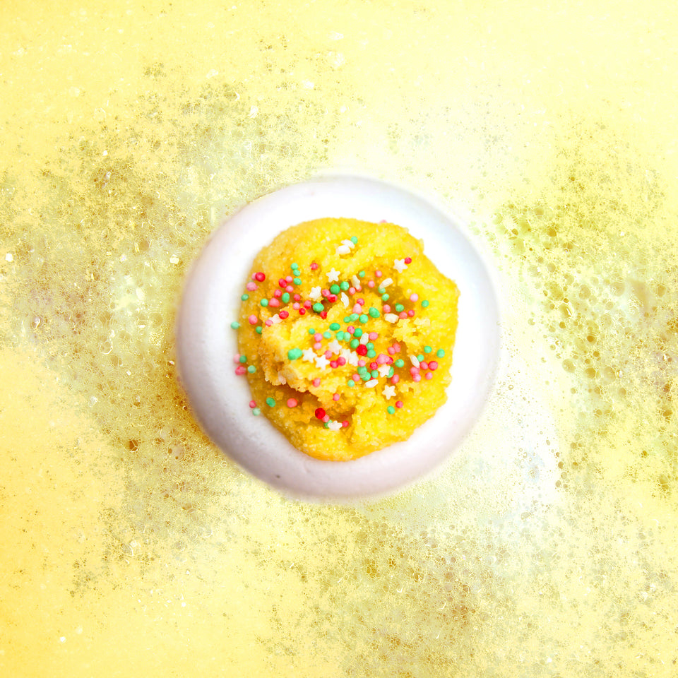 Butter-Fizz Bath Bomb 'Lemon Vanilla'