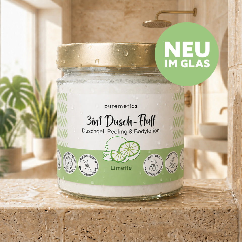 3in1 shower fluff 'lime'