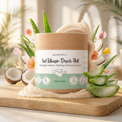 3in1 intensive shower fluff 'Aloe Vera'