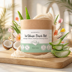 3-in-1 Intensive Shower Fluff Set 'Care Quartet'