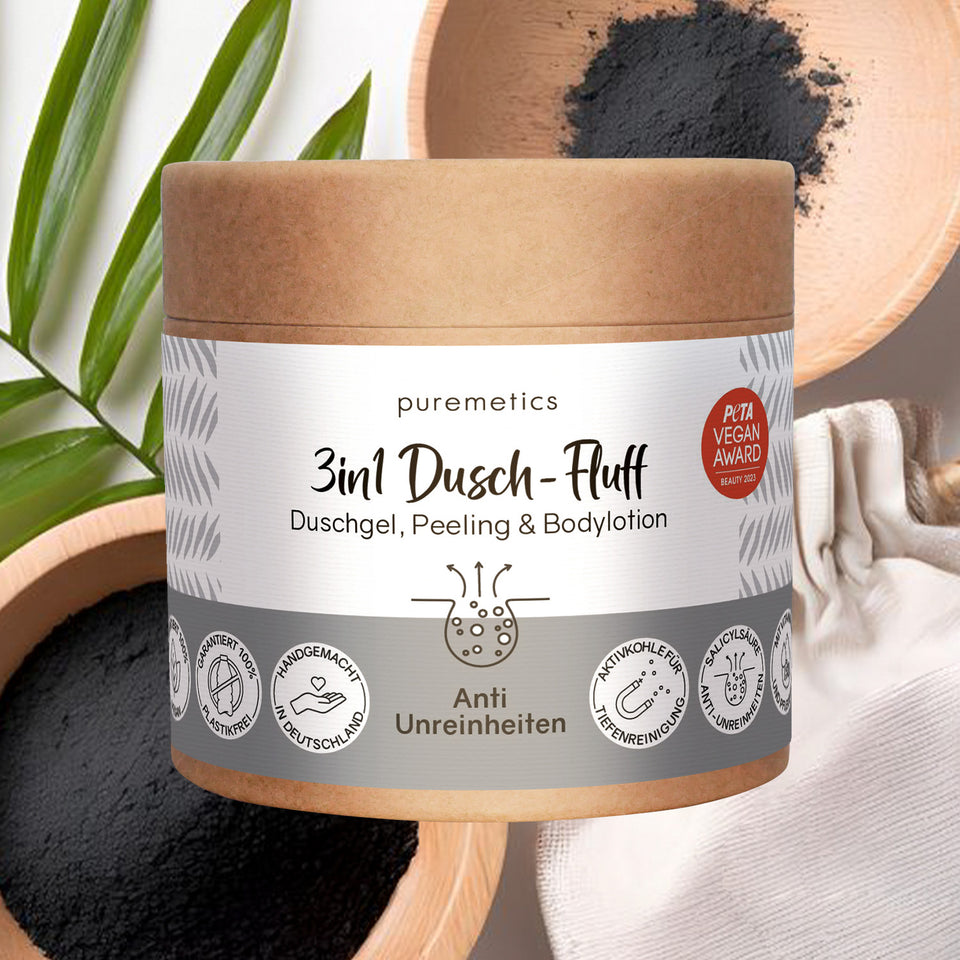 3-in-1 Shower Fluff 'Anti-Impurities'