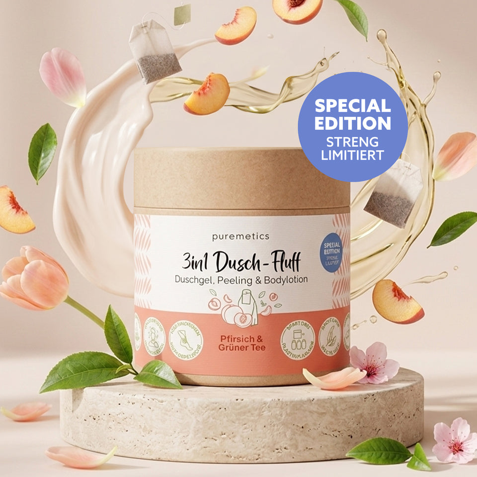 3in1 shower fluff 'apple blossom'