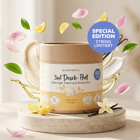 3in1 Dusch-Fluff 'Zitrone & Vanille'