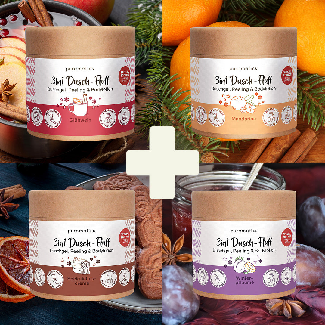 3in1 Dusch-Fluff Set 'Winter-Editionen 2025'