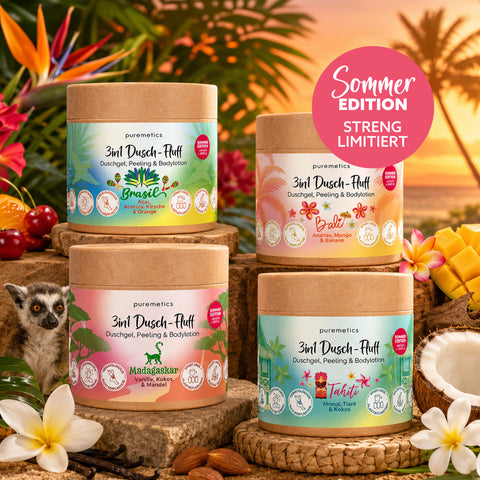 3in1 Dusch-Fluff Set 'Sommer-Editionen 2026'
