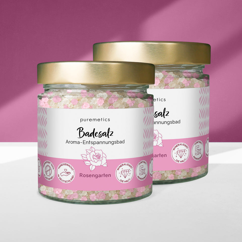 Badesalz 'Rosengarten'