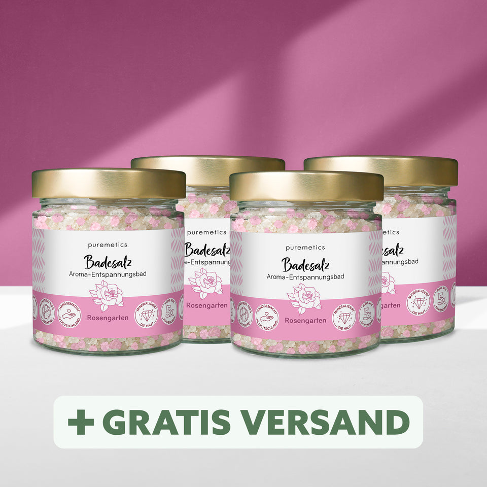 Badesalz 'Rosengarten'