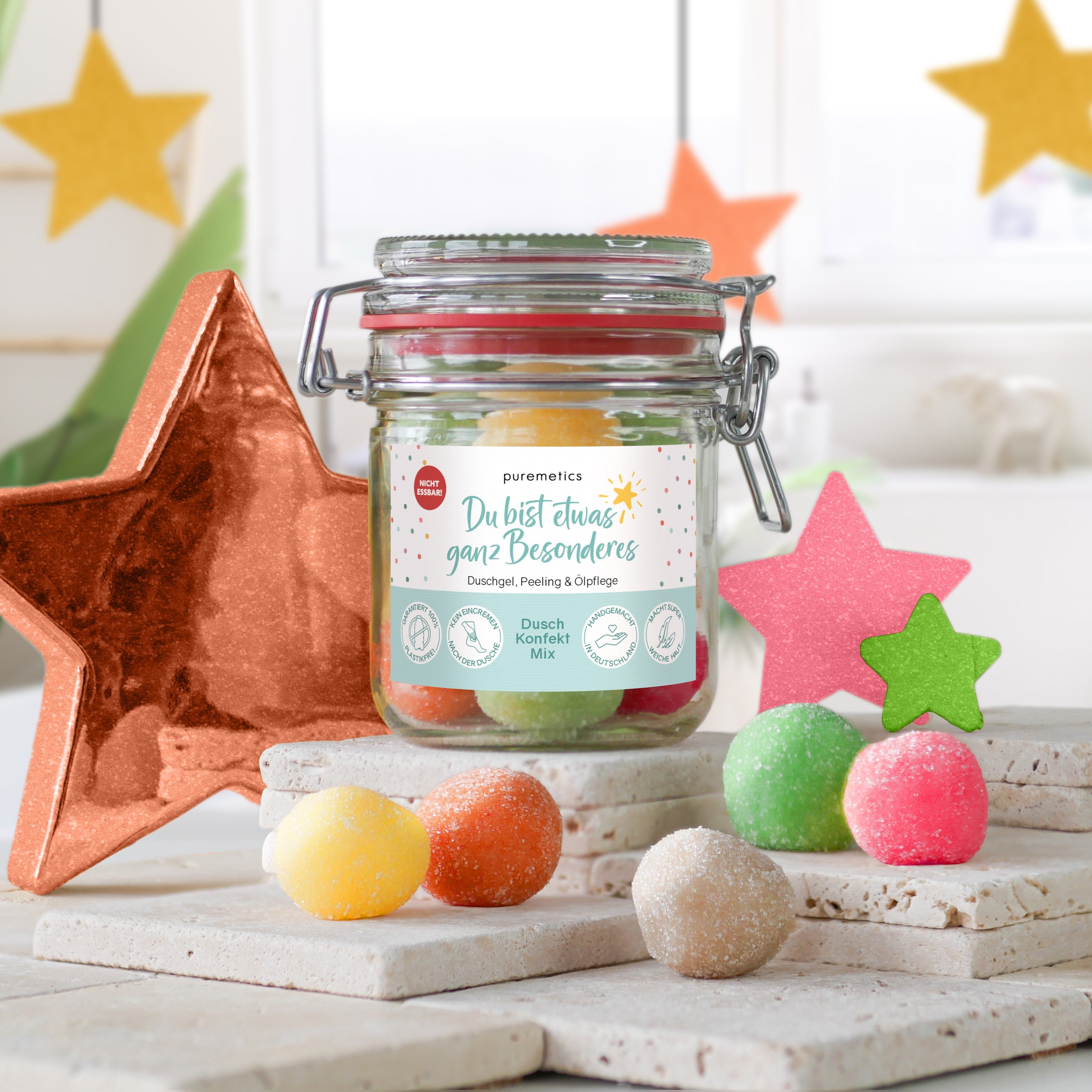 Bonbons de douche 3 en 1 « Tu es quelque chose de très spécial »