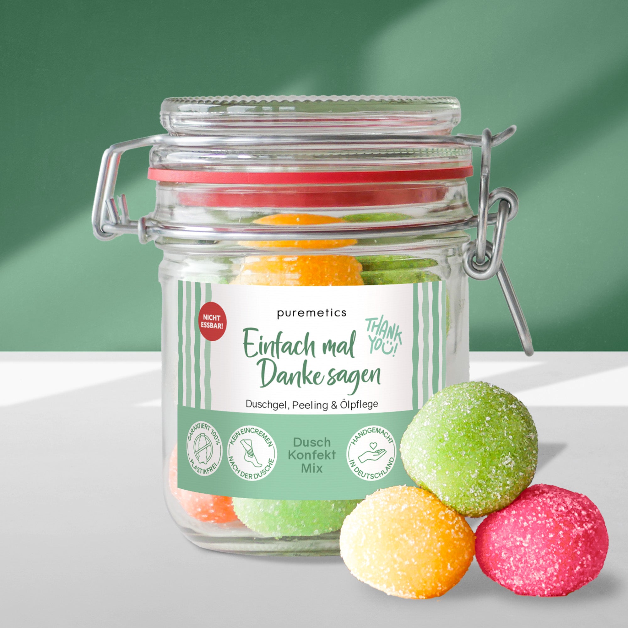 3in1 Dusch-Konfekt 'Einfach mal Danke sagen'