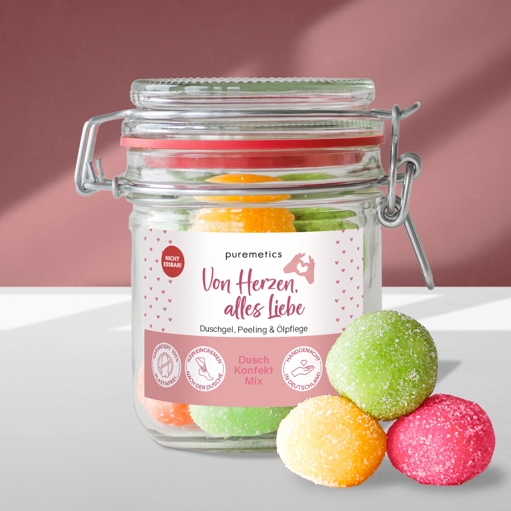 3in1 Dusch-Konfekte 'Verschiedene Sorten'