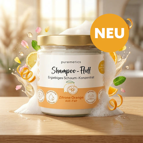 Anti-Fett Shampoo-Fluff ‘Zitrone Orange‘