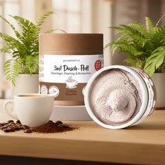 3in1 shower fluff 'Coffee Booster'