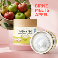 3in1 shower fluff 'apple blossom'