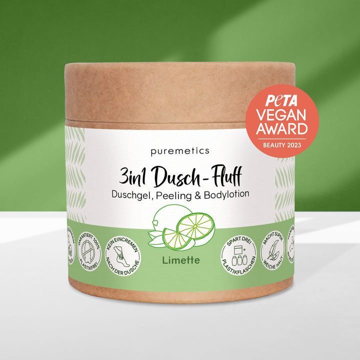 3in1 Dusch-Fluff 'Limette'