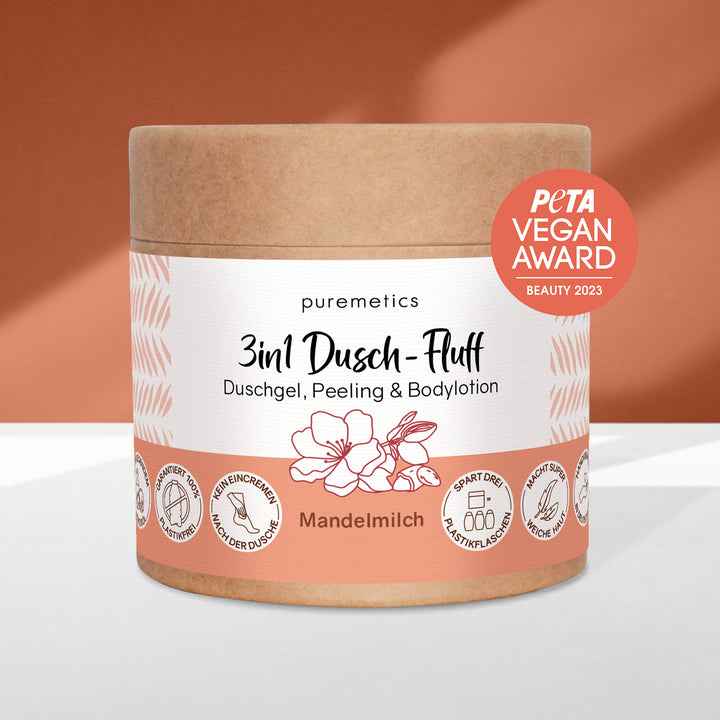 3in1 Dusch-Fluff 'Mandelmilch'