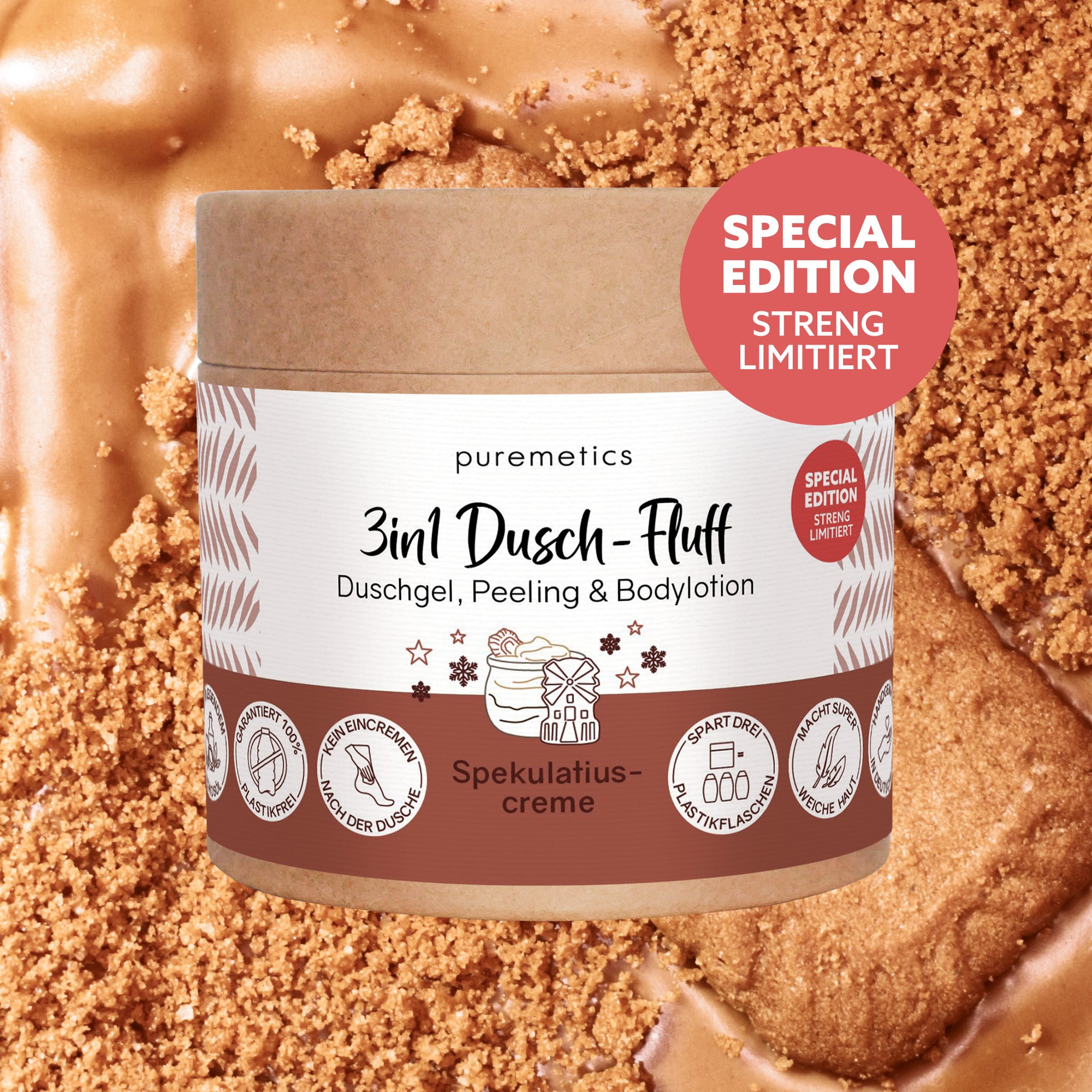 3in1 Dusch-Fluff 'Spekulatiuscreme'