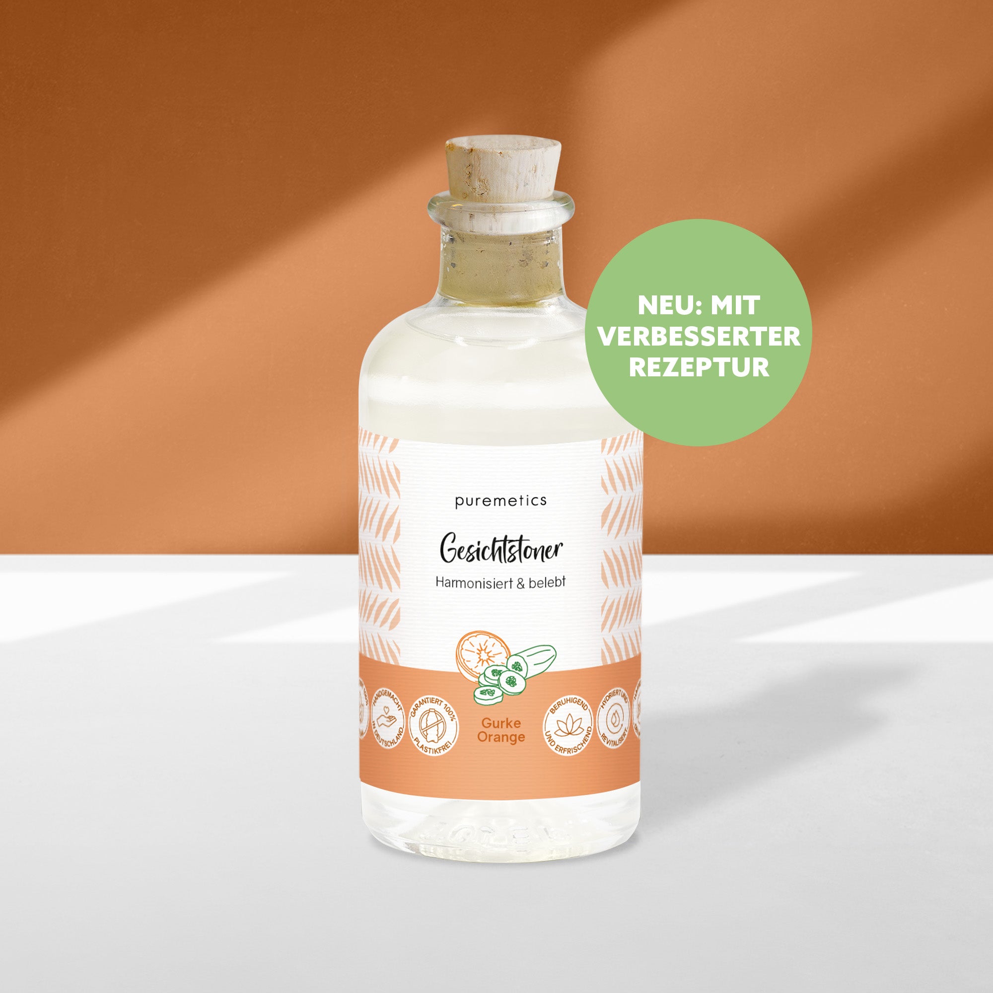 Gesichtstoner 'Gurke-Orange'