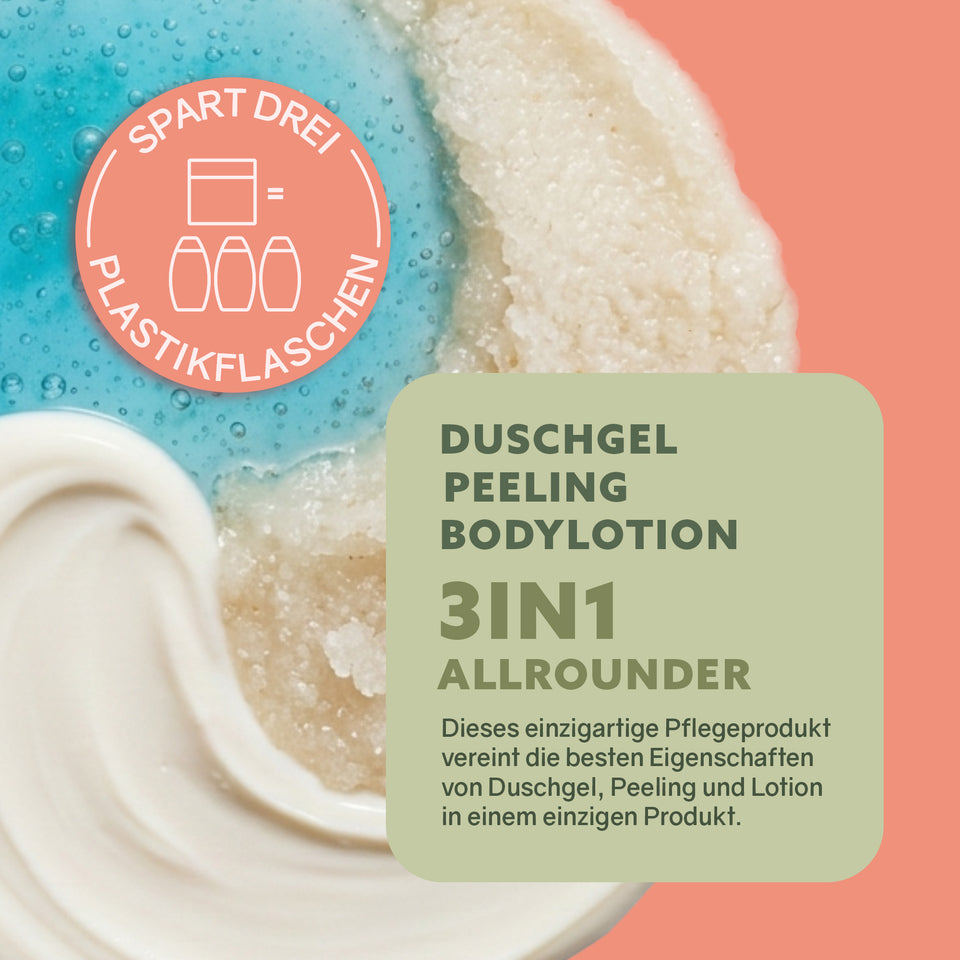 3in1 shower fluff 'apple blossom'