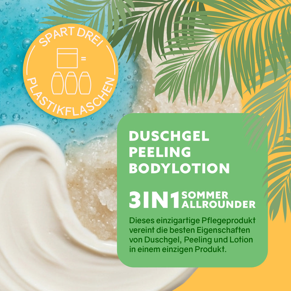 3in1 Dusch-Fluff ‘Brasilien: Açaí, Acerola-Kirsche & Orange‘