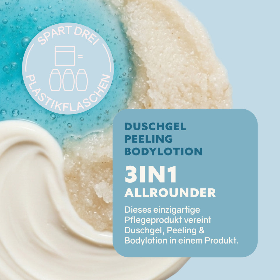 3in1 shower fluff 'Cotton'