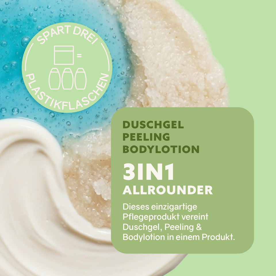 3in1 shower fluff 'lime'