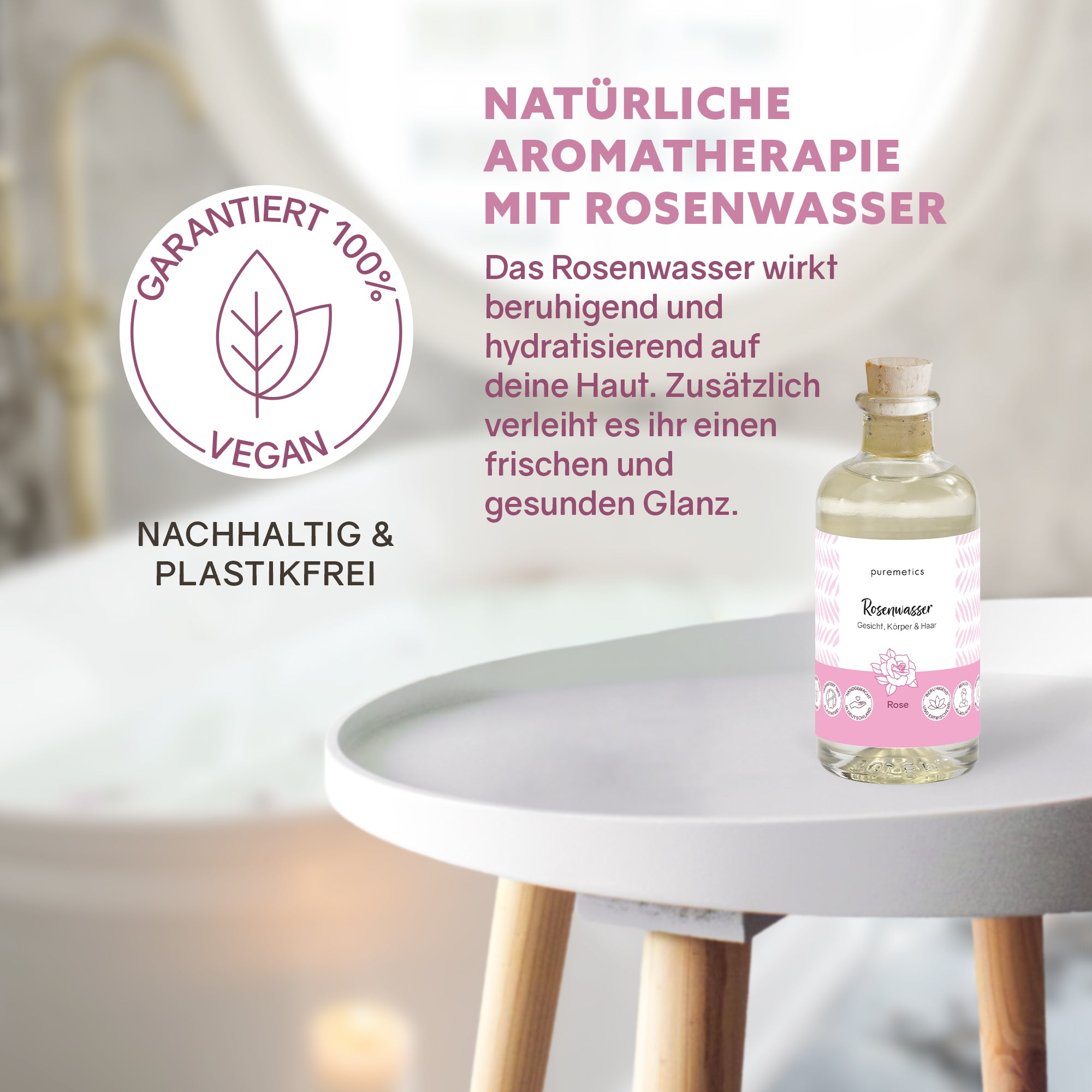 rosenwasser aufbewahren Beauty-Allrounder 'Rosenwasser'