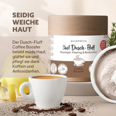 3in1 shower fluff 'Coffee Booster'