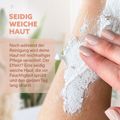 3in1 shower fluff 'almond milk'