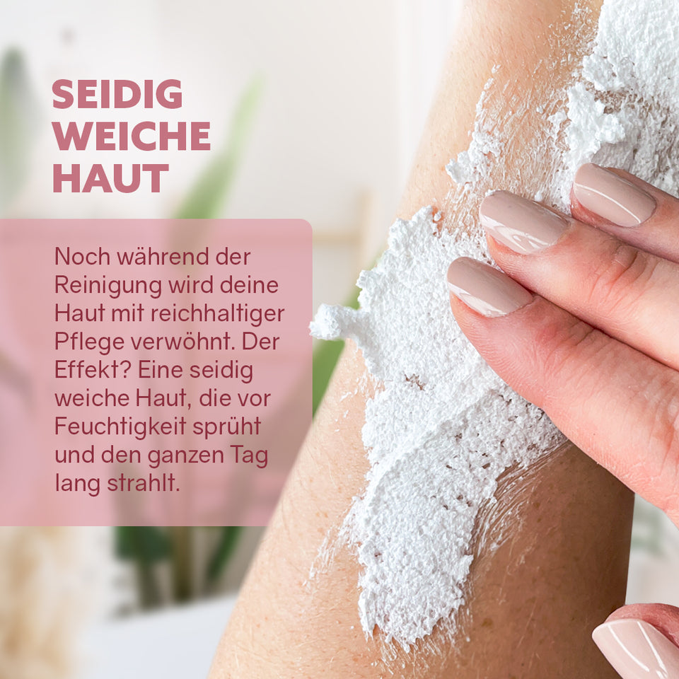 3-in-1 Intensive Shower Fluff 'Rice Milk'