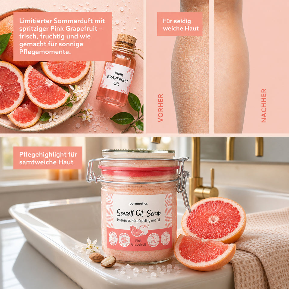 Seasalt Oil-Scrub 'Pink Grapefruit'