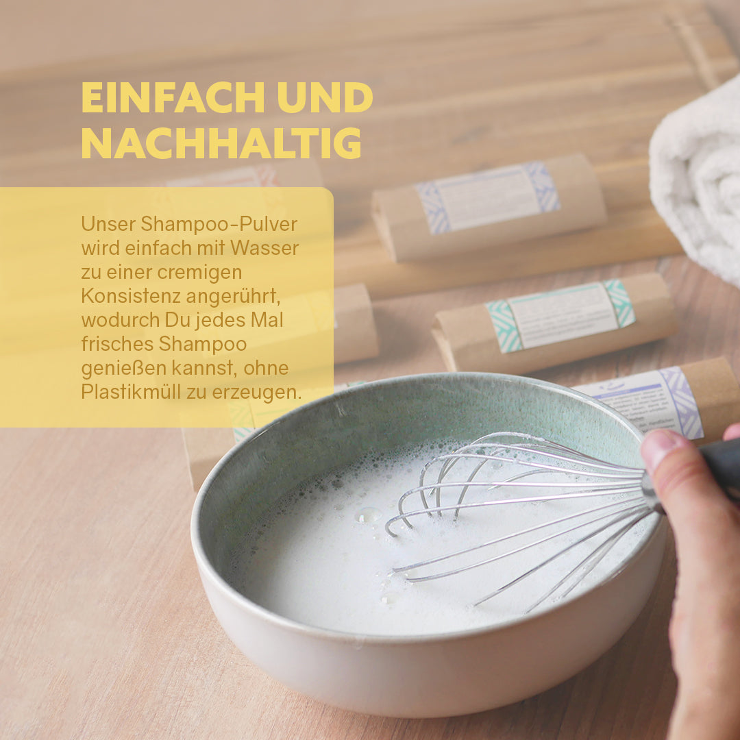 Shampoo-Pulver 'Hafermilch Zitrone'