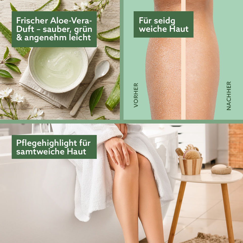 3-in-1 Intensive Shower Fluff Set 'Care Quartet'