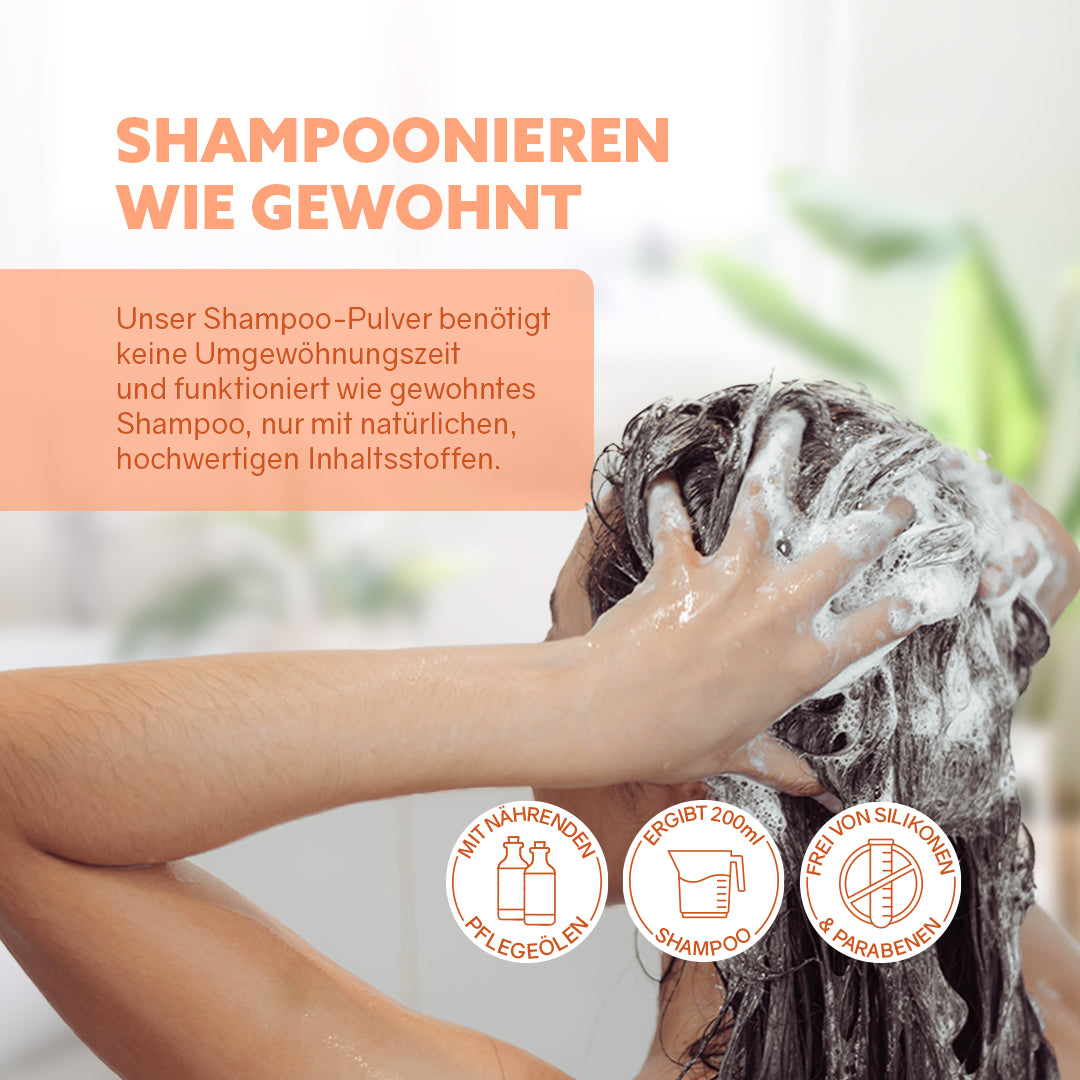 Shampoo Powder 'Macadamia Orange'