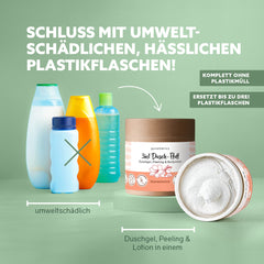 Spar-Set '3in1 Dusch-Fluff Bestseller Flavour + Testbox Seifenminis mit Seifenbox'