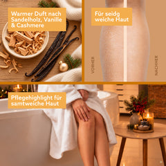 3in1 Dusch-Fluff 'Vanilla Winter Woods: Sandelholz, Vanille & Cashmere'