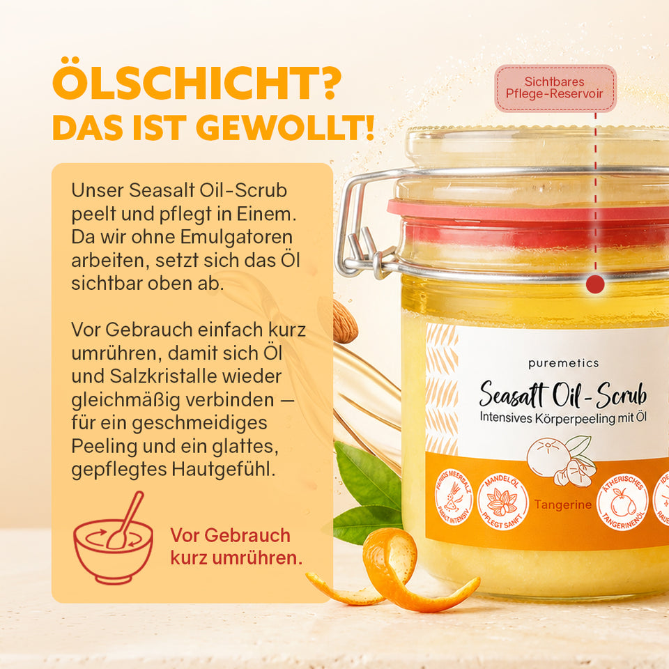 Seasalt Oil-Scrub 'Tangerine'