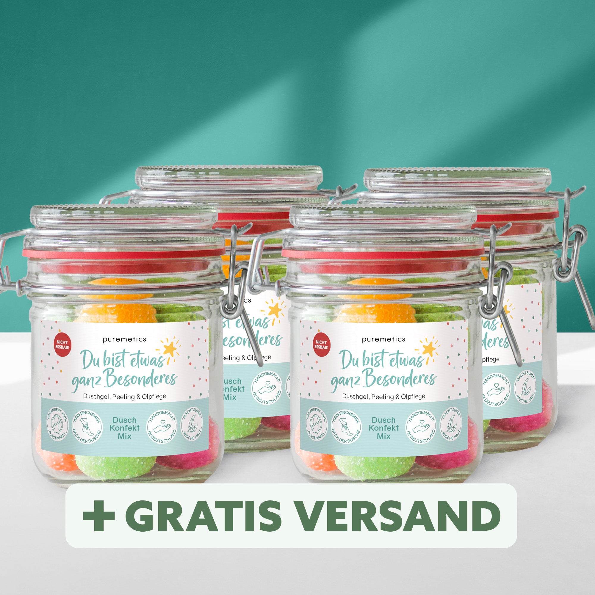 Bonbons de douche 3 en 1 « Tu es quelque chose de très spécial »