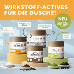 3-in-1 Shower Fluff Set 'Active Ingredients'