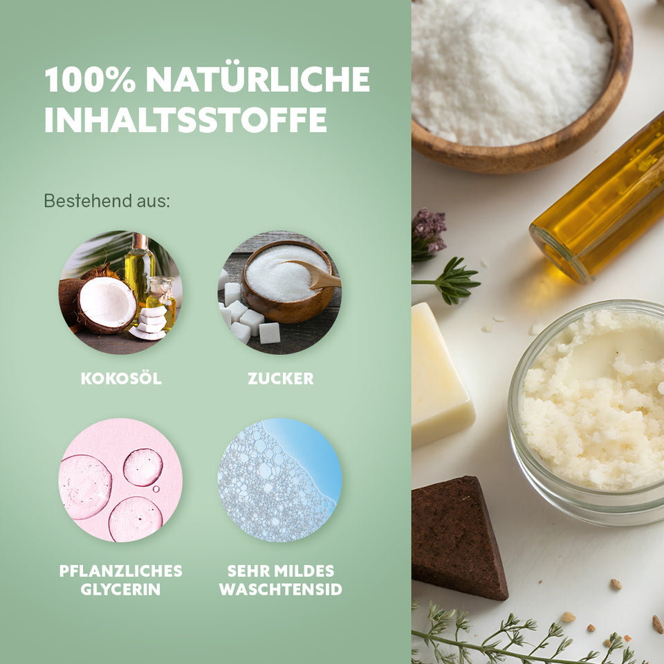 Spar-Set '3in1 Dusch-Fluff Bestseller Flavour + Testbox Seifenminis mit Seifenbox'